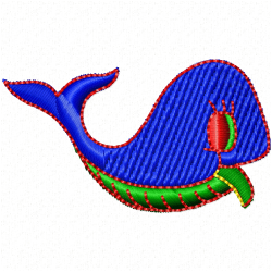 Fishes Embroidery Design 6 Fishes Embroidery Design 6